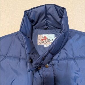 Blue Weather Breaker Puffer Vest